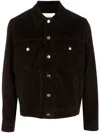 Nanushka Larry Corduroy Button-up Jacket In Brown
