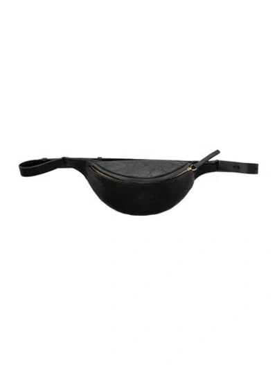 Pre-owned Nanushka Leather Belt Bag In Black