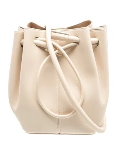 Pre-owned Nanushka Leather Bucket Bag In Neutrals