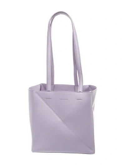 Pre-owned Nanushka Leather Bucket Bag In Purple