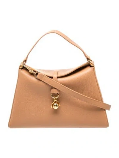 Pre-owned Nanushka Leather Crossbody Bag In Neutrals