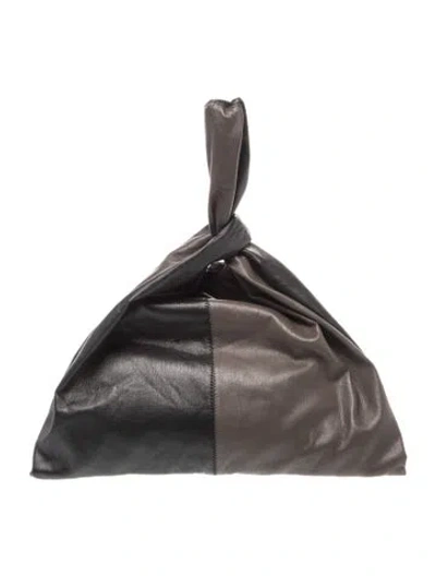 Pre-owned Nanushka Leather Evening Bag In Brown