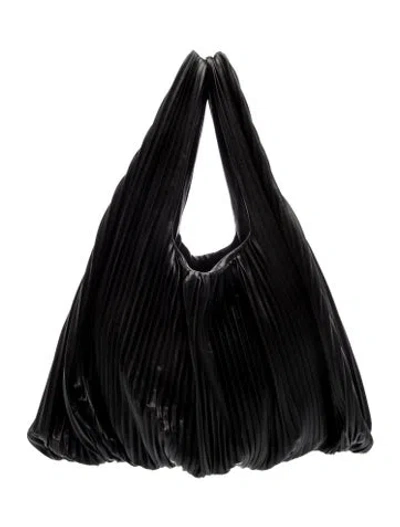 Pre-owned Nanushka Leather Hobo W/ Tags In Black