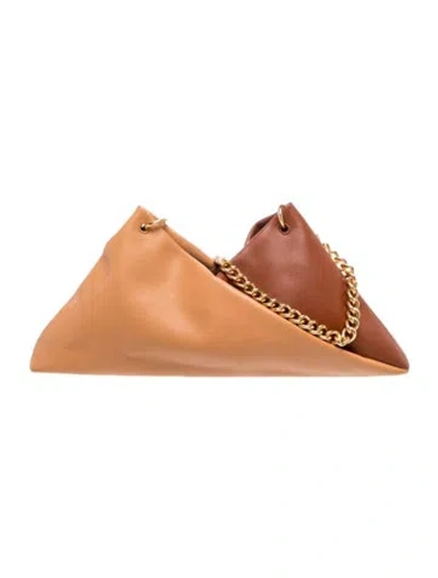 Pre-owned Nanushka Leather Shoulder Bag In Brown