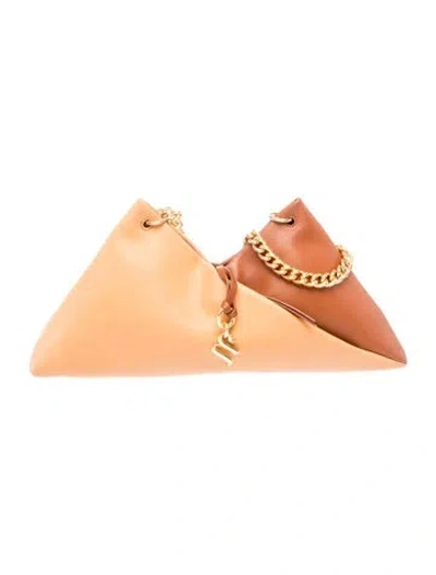 Pre-owned Nanushka Leather Shoulder Bag In Brown