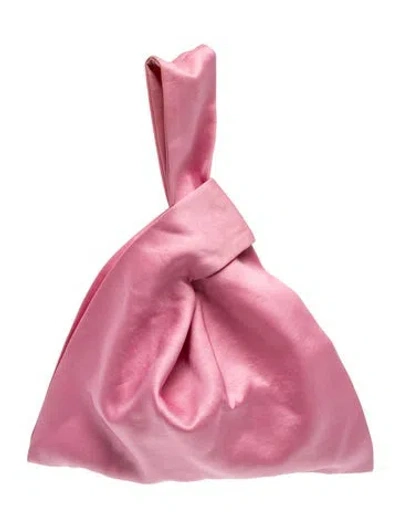 Pre-owned Nanushka Leather Top Handle Bag In Pink