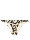 Nanushka Leopard-print Bikini Bottoms In Neutrals