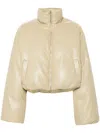 Nanushka Lilima Puffer Jacket In Neutrals