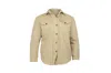 Nanushka Lined Faux Shearling Jacket In Beige Cotton In Gold