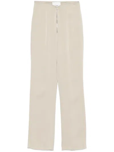 Nanushka Linett Trousers In Neutrals
