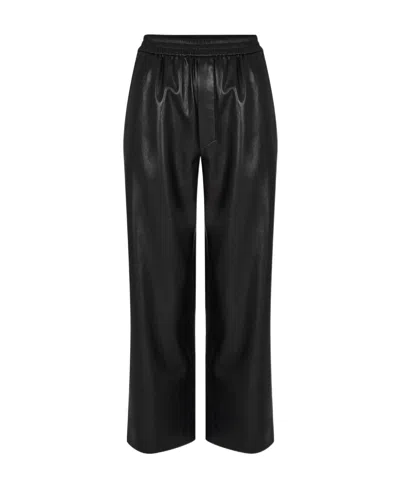 Nanushka Logo Casual Pants In Black