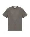 Nanushka Logo-embroidered Cotton T-shirt In Gray