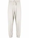 Nanushka Logo-embroidered Track Pants In Neutrals