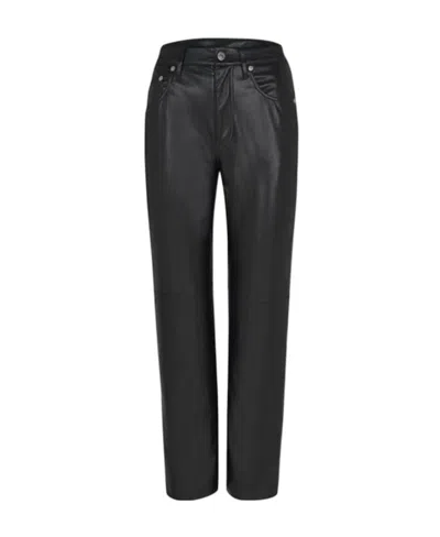 Nanushka Logo Tapered Casual Pants In Black