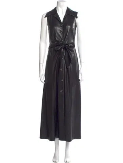 Pre-owned Nanushka Long Dress In Black