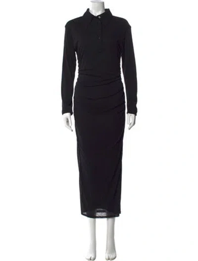 Pre-owned Nanushka Long Dress In Black