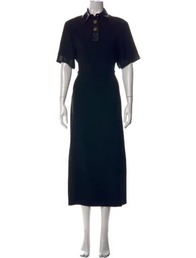 Pre-owned Nanushka Long Dress In Black