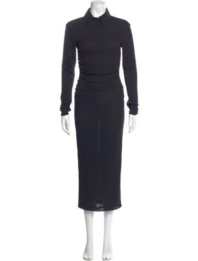 Pre-owned Nanushka Long Dress In Blue