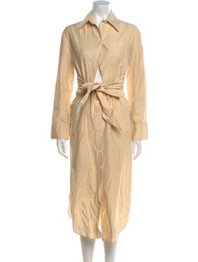 Pre-owned Nanushka Long Dress In Neutral