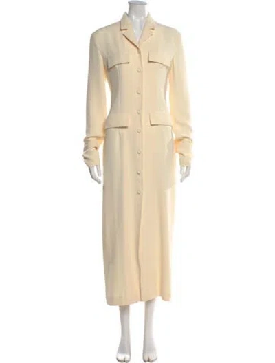 Pre-owned Nanushka Long Dress In Neutral