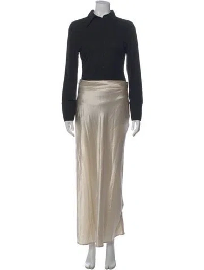 Pre-owned Nanushka Long Dress In Neutral