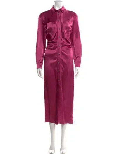 Pre-owned Nanushka Long Dress In Purple
