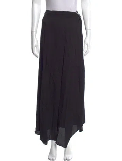 Pre-owned Nanushka Long Skirt In Black