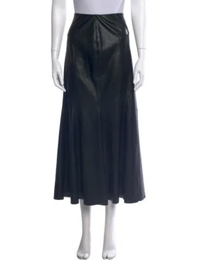 Pre-owned Nanushka Long Skirt In Black