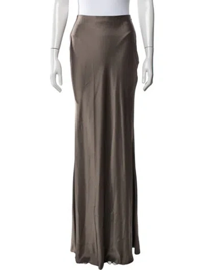 Pre-owned Nanushka Long Skirt In Brown