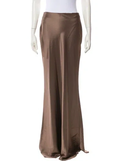Pre-owned Nanushka Long Skirt In Neutral