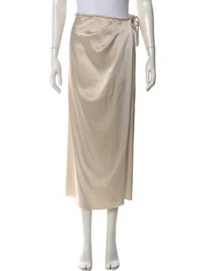 Pre-owned Nanushka Long Skirt In Neutral