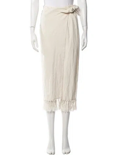 Pre-owned Nanushka Long Skirt In Neutral