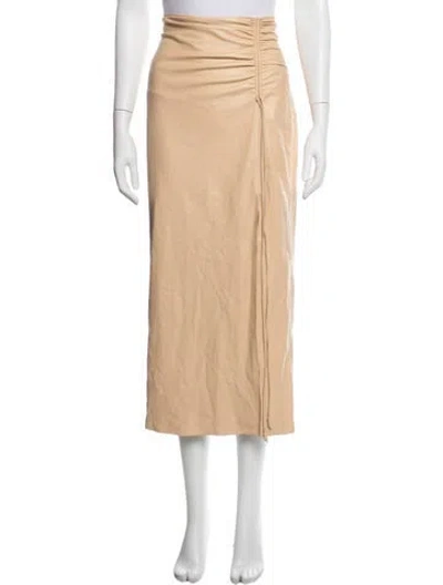 Pre-owned Nanushka Long Skirt In Neutrals