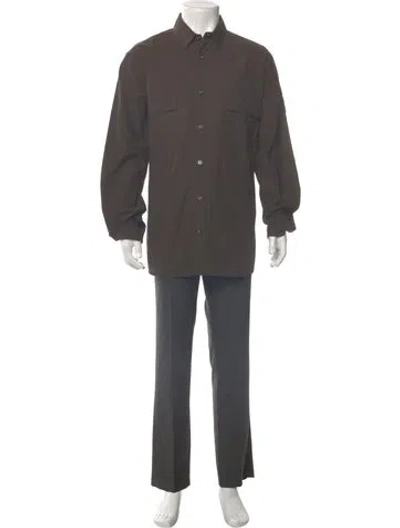 Pre-owned Nanushka Long Sleeve Shirt In Gray