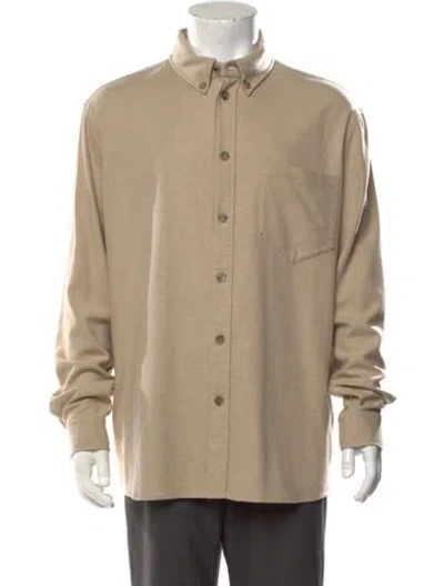 Pre-owned Nanushka Long Sleeve Shirt In Neutrals