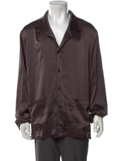 Pre-owned Nanushka Long Sleeve Shirt In Neutrals