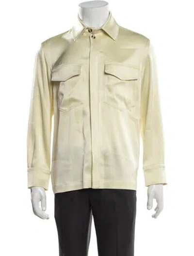 Pre-owned Nanushka Long Sleeve Shirt In Yellow