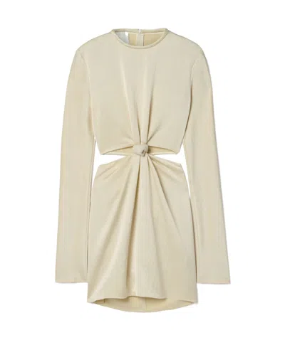 Nanushka Long-sleeved Dress In Brown