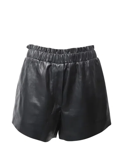 Pre-owned Nanushka Lora Shorts In Black