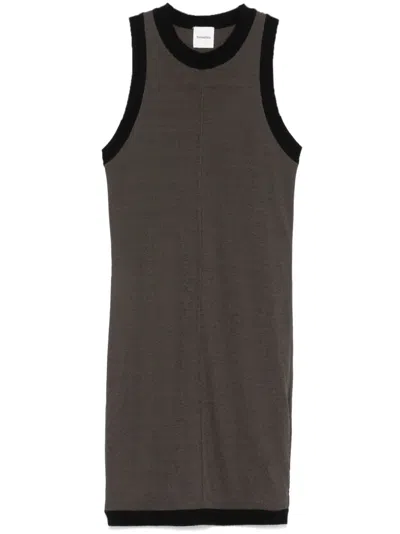 Nanushka Lorett Mini Dress In Green