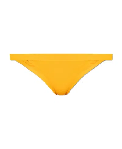 Nanushka Low-cut Bikini Bottoms In Yellow