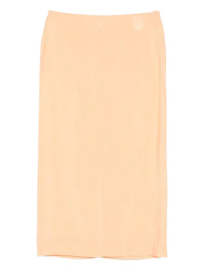 Nanushka Bleistiftrock Mit Polka Dots In Pink