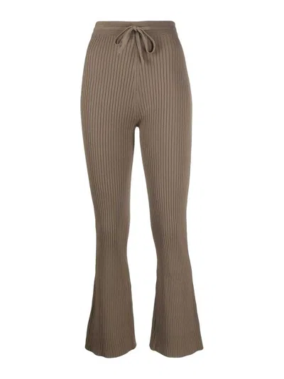 Nanushka Lykke Pants In Khaki In Light Brown
