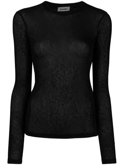 Nanushka Lymee Recycled-polyester Top In Black