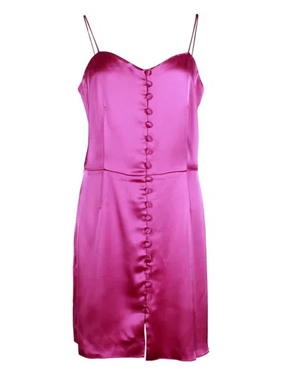 Pre-owned Nanushka Mabel Mini Dress In Purple