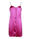 Nanushka Mabel Slip Mini Dress In Purple Triacetate In Purple