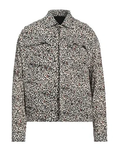Nanushka Man Shirt Beige Size M Viscose, Elastane