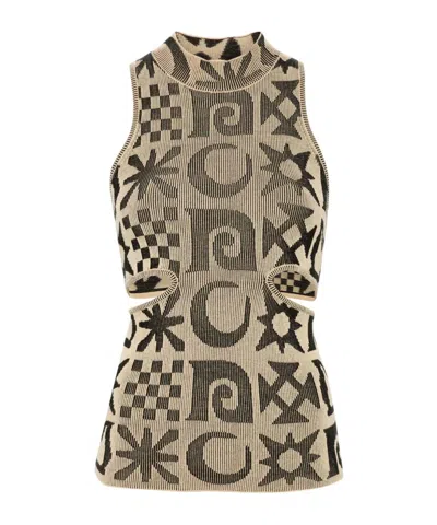 Nanushka Maraj Tank Top In Beige