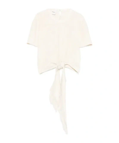 Nanushka Mariel Frayed-detail Top In Transparent