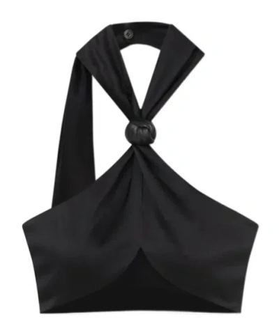 Nanushka Maru Bralette Top In Black